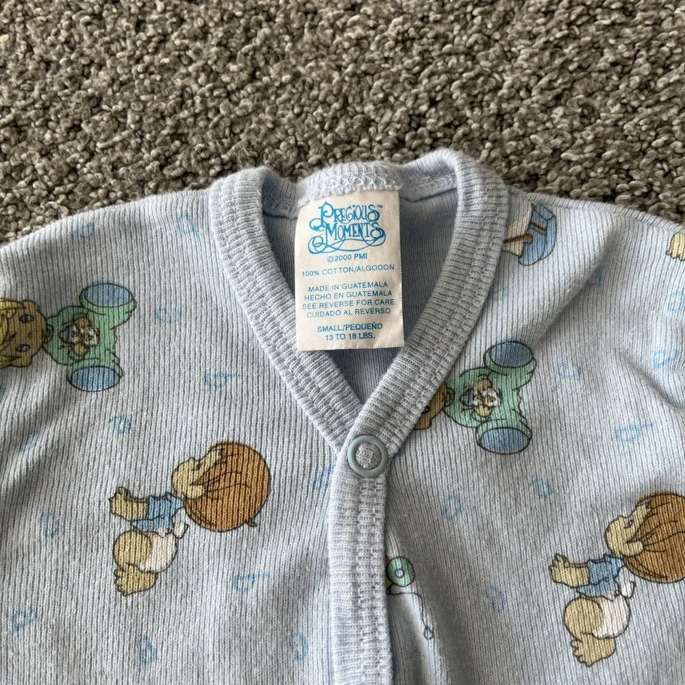 Vintage Precious Moments 2000 Infant Romper. One Piece Sleeper. Small.‎ 13-18 Lb